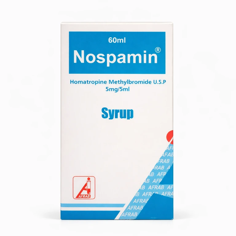 Afrab-Chem Nospamin Syrup (Homatropine Methylbromide) 60 ml